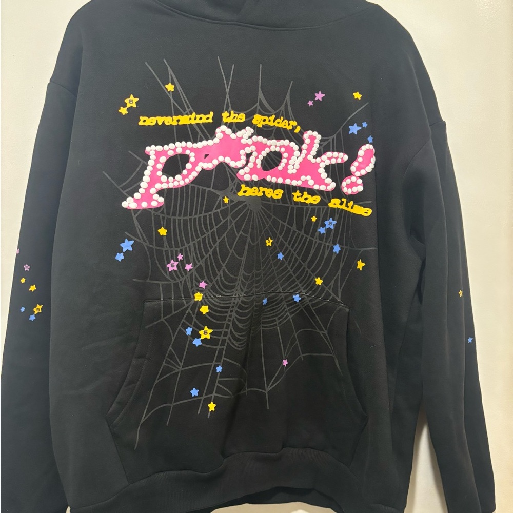 sp5der P*NK Hoodie